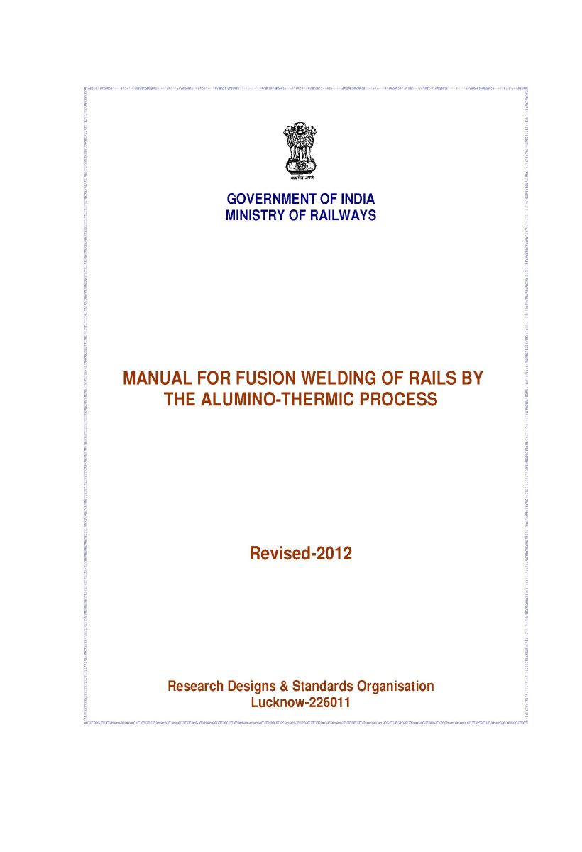 Cover Page Fusion Welding